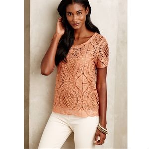 ANTHROPOLOGIE: Clay Crochet Top
